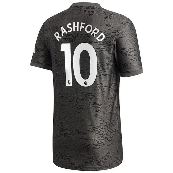 Maglia Manchester United NO.10 Rashford Away 20/21 Nero